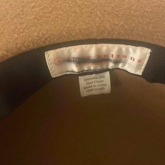 FOUR BUTTONS Suede Hat - SAN DIEGO HAT COMPANY - Picture 3 of 6